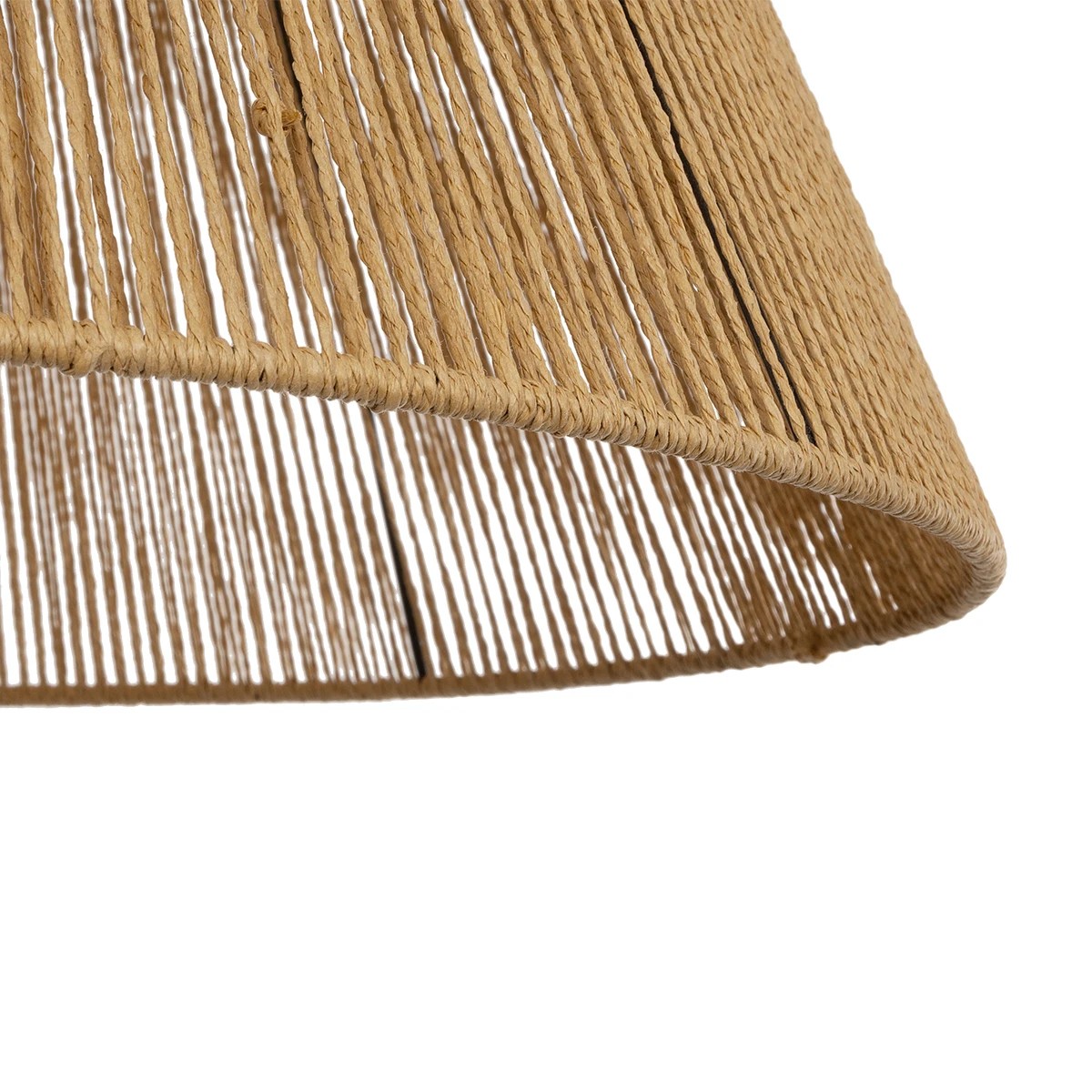 GLOBOSTAR® HUTT 205-0018 Boho Κρεμαστό Φωτιστικό Οροφής με Ντουί 1 x E27 AC 220-240V IP20 – Μπεζ – M50 x Π50 x Υ40cm