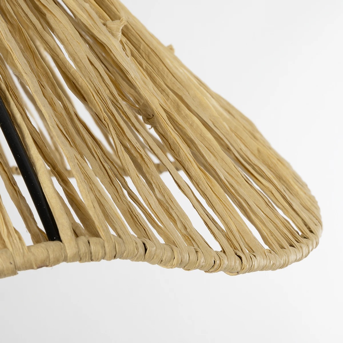 GLOBOSTAR® CHAPEAU 205-0028 Boho Κρεμαστό Φωτιστικό Οροφής με Ντουί 1 x E27 AC 220-240V IP20 – Μπεζ – M41 x Π41 x Υ17cm