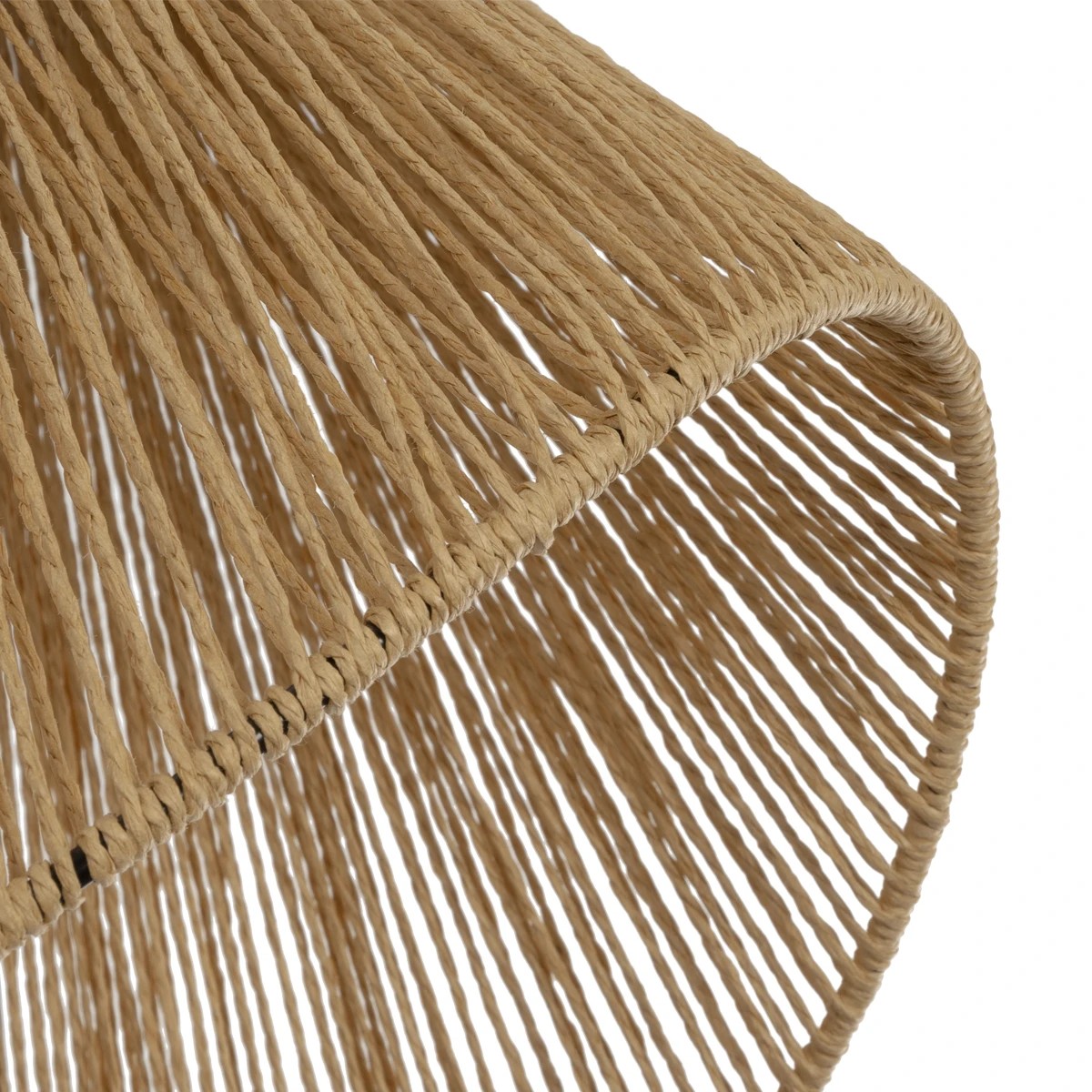 GLOBOSTAR® ECLAIR 205-0030 Boho Κρεμαστό Φωτιστικό Οροφής με Ντουί 1 x E27 AC 220-240V IP20 – Μπεζ – M41 x Π27 x Υ29cm