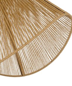 GLOBOSTAR® ELDA 205-0033 Boho Κρεμαστό Φωτιστικό Οροφής με Ντουί 1 x E27 AC 220-240V IP20 – Μπεζ – M68 x Π34 x Υ39cm