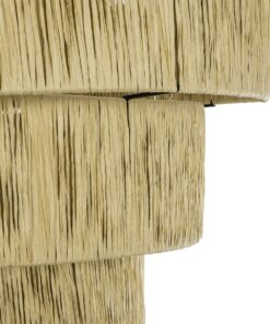 GLOBOSTAR® COROIN 205-0034 Boho Κρεμαστό Φωτιστικό Οροφής με Ντουί 1 x E27 AC 220-240V IP20 – Μπεζ – M40 x Π40 x Υ35cm