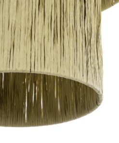 GLOBOSTAR® COROIN 205-0035 Boho Κρεμαστό Φωτιστικό Οροφής με Ντουί 1 x E27 AC 220-240V IP20 – Μπεζ – M70 x Π70 x Υ64cm