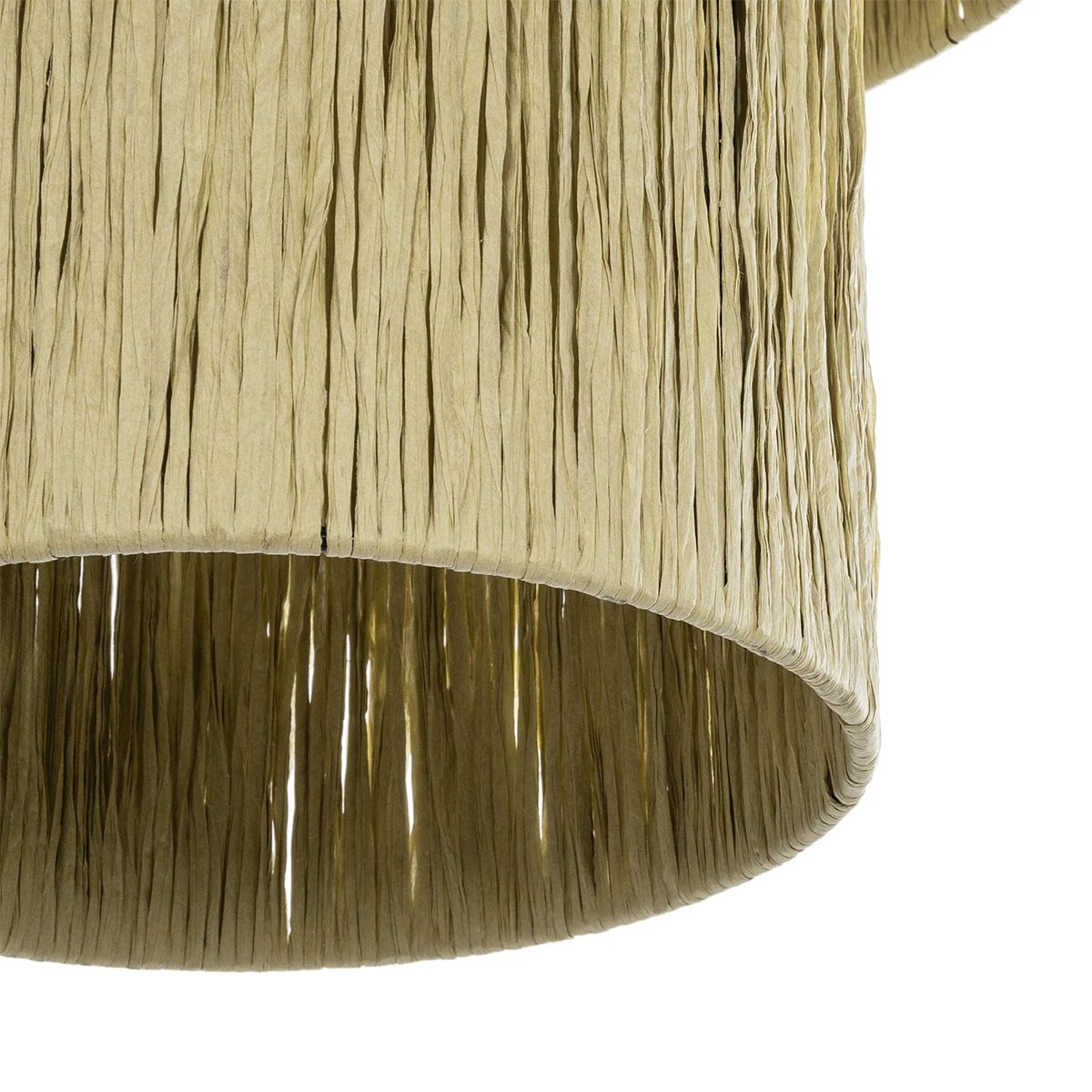 GLOBOSTAR® COROIN 205-0035 Boho Κρεμαστό Φωτιστικό Οροφής με Ντουί 1 x E27 AC 220-240V IP20 – Μπεζ – M70 x Π70 x Υ64cm