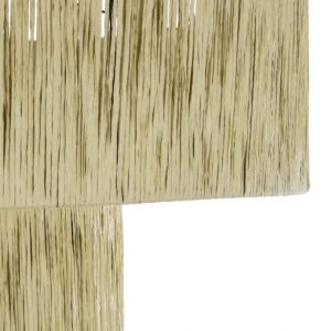 GLOBOSTAR® COROIN 205-0035 Boho Κρεμαστό Φωτιστικό Οροφής με Ντουί 1 x E27 AC 220-240V IP20 – Μπεζ – M70 x Π70 x Υ64cm