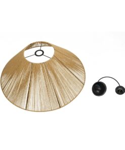 GLOBOSTAR® HATA 205-0037 Boho Κρεμαστό Φωτιστικό Οροφής με Ντουί 1 x E27 AC 220-240V IP20 – Μπεζ – M60 x Π60 x Υ27cm