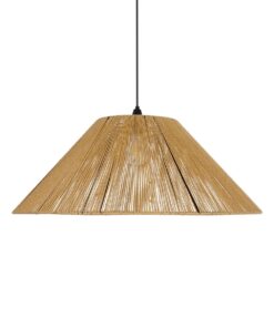 GLOBOSTAR® HATA 205-0037 Boho Κρεμαστό Φωτιστικό Οροφής με Ντουί 1 x E27 AC 220-240V IP20 – Μπεζ – M60 x Π60 x Υ27cm