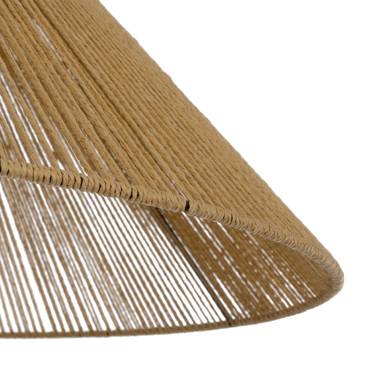 GLOBOSTAR® HATA 205-0037 Boho Κρεμαστό Φωτιστικό Οροφής με Ντουί 1 x E27 AC 220-240V IP20 – Μπεζ – M60 x Π60 x Υ27cm