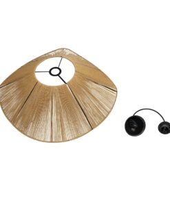 GLOBOSTAR® COURBE 205-0039 Boho Κρεμαστό Φωτιστικό Οροφής με Ντουί 1 x E27 AC 220-240V IP20 – Μπεζ – M62 x Π62 x Υ22cm