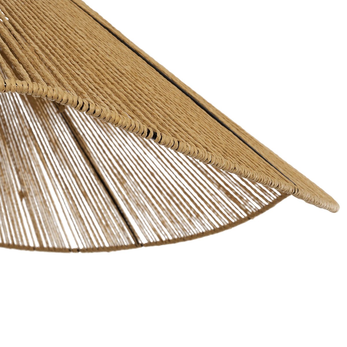 GLOBOSTAR® COURBE 205-0039 Boho Κρεμαστό Φωτιστικό Οροφής με Ντουί 1 x E27 AC 220-240V IP20 – Μπεζ – M62 x Π62 x Υ22cm