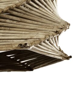 GLOBOSTAR® HUSLE 205-0045 Boho Κρεμαστό Φωτιστικό Οροφής με Ντουί 1 x E27 AC 220-240V IP20 – Μπεζ – M31 x Π31 x Υ28cm