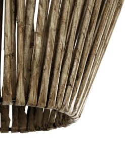 GLOBOSTAR® CASTILLO 205-0046 Boho Κρεμαστό Φωτιστικό Οροφής με Ντουί 1 x E27 AC 220-240V IP20 – Μπεζ – M26 x Π26 x Υ36cm