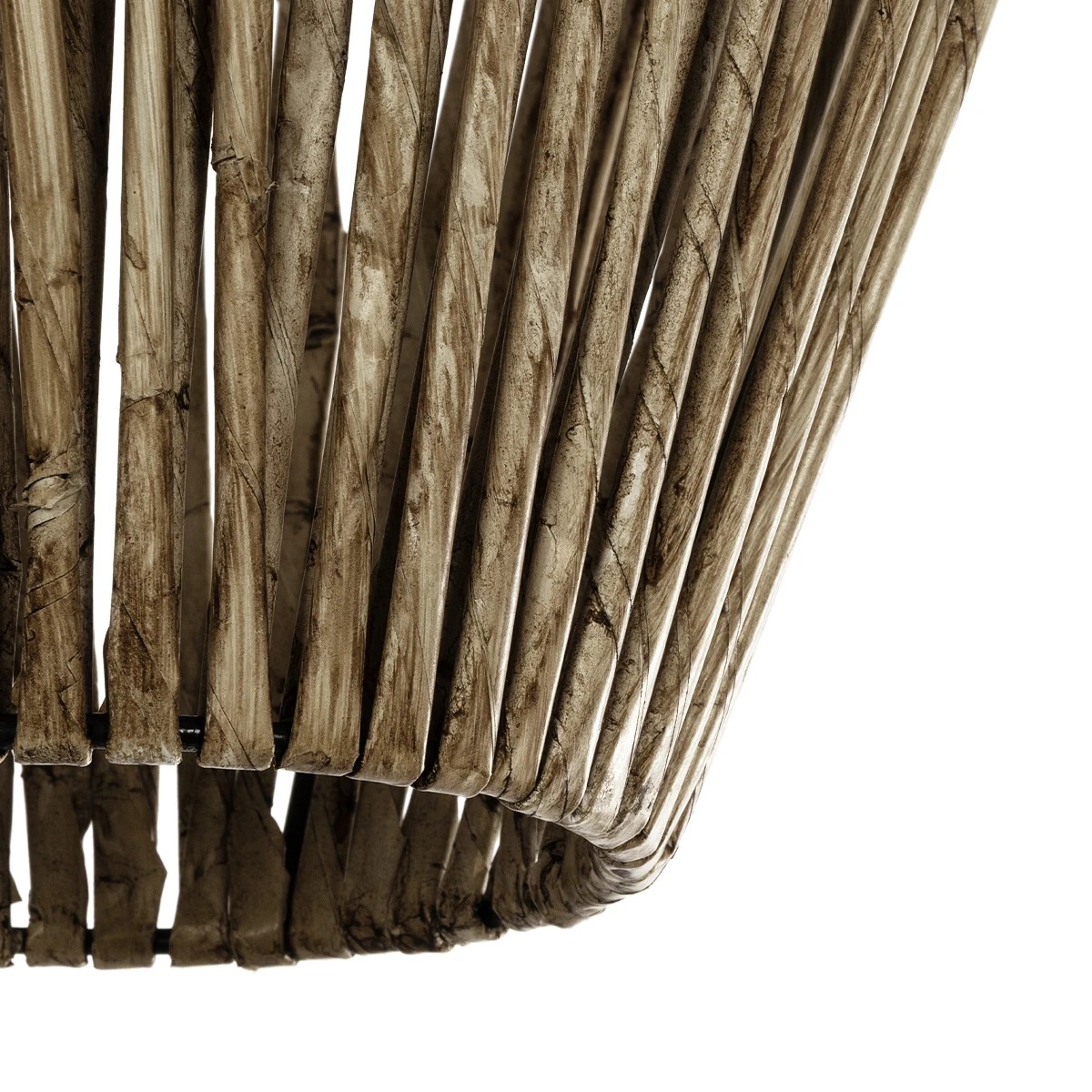 GLOBOSTAR® CASTILLO 205-0046 Boho Κρεμαστό Φωτιστικό Οροφής με Ντουί 1 x E27 AC 220-240V IP20 – Μπεζ – M26 x Π26 x Υ36cm