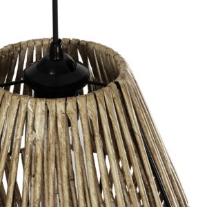 GLOBOSTAR® CASTILLO 205-0046 Boho Κρεμαστό Φωτιστικό Οροφής με Ντουί 1 x E27 AC 220-240V IP20 – Μπεζ – M26 x Π26 x Υ36cm