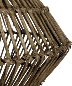 GLOBOSTAR® KEGEL 205-0048 Boho Κρεμαστό Φωτιστικό Οροφής με Ντουί 1 x E27 AC 220-240V IP20 – Μπεζ – M46 x Π46 x Υ35cm