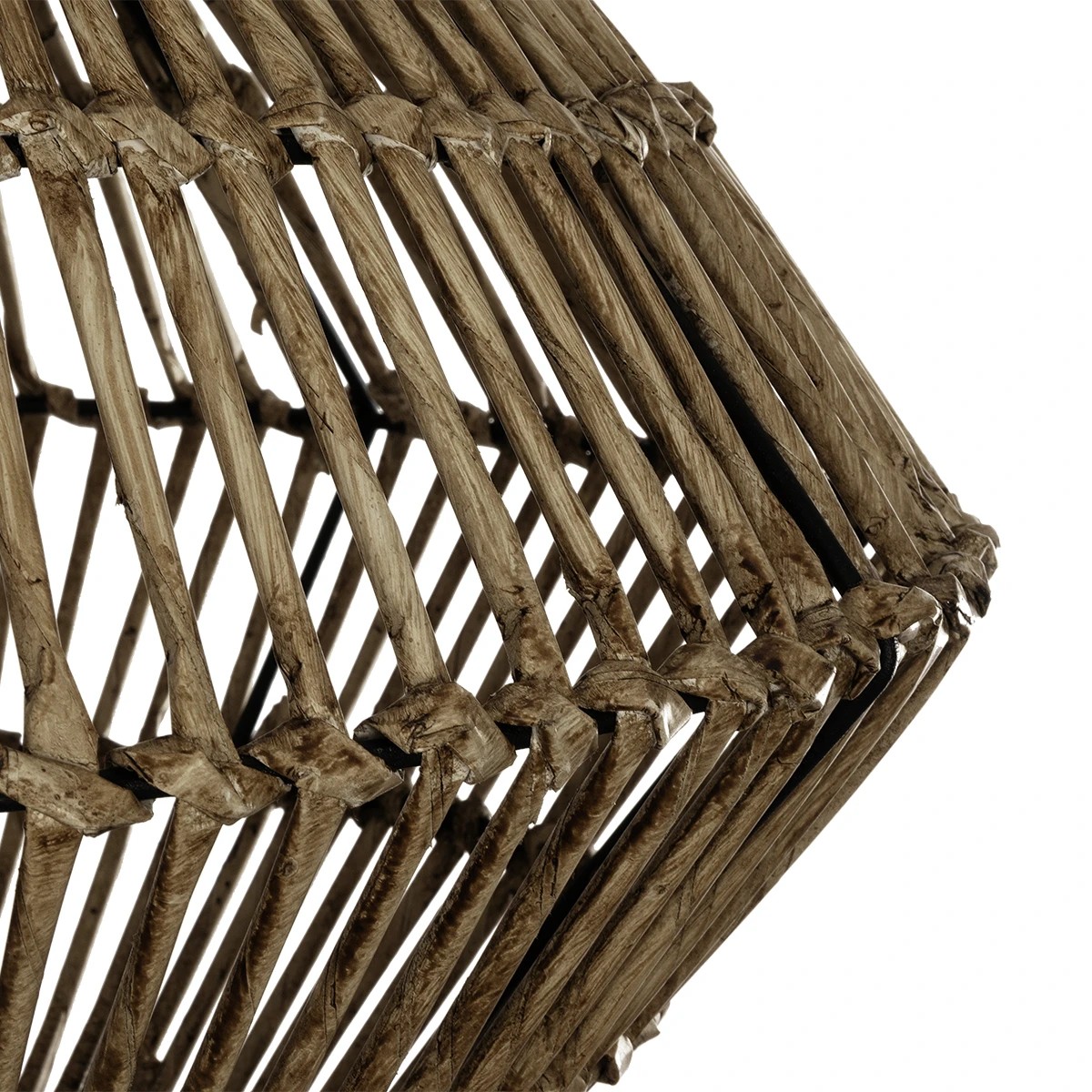 GLOBOSTAR® KEGEL 205-0048 Boho Κρεμαστό Φωτιστικό Οροφής με Ντουί 1 x E27 AC 220-240V IP20 – Μπεζ – M46 x Π46 x Υ35cm