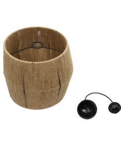 GLOBOSTAR® CONE 205-0057 Boho Κρεμαστό Φωτιστικό Οροφής με Ντουί 1 x E27 AC 220-240V IP20 – Μπεζ – M38 x Π38 x Υ34cm