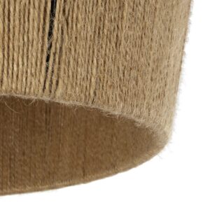 GLOBOSTAR® CONE 205-0057 Boho Κρεμαστό Φωτιστικό Οροφής με Ντουί 1 x E27 AC 220-240V IP20 – Μπεζ – M38 x Π38 x Υ34cm