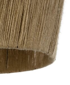 GLOBOSTAR® CONE 205-0058 Boho Κρεμαστό Φωτιστικό Οροφής με Ντουί 1 x E27 AC 220-240V IP20 – Μπεζ – M55 x Π55 x Υ50cm