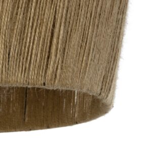 GLOBOSTAR® CONE 205-0058 Boho Κρεμαστό Φωτιστικό Οροφής με Ντουί 1 x E27 AC 220-240V IP20 – Μπεζ – M55 x Π55 x Υ50cm