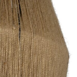 GLOBOSTAR® CONE 205-0058 Boho Κρεμαστό Φωτιστικό Οροφής με Ντουί 1 x E27 AC 220-240V IP20 – Μπεζ – M55 x Π55 x Υ50cm