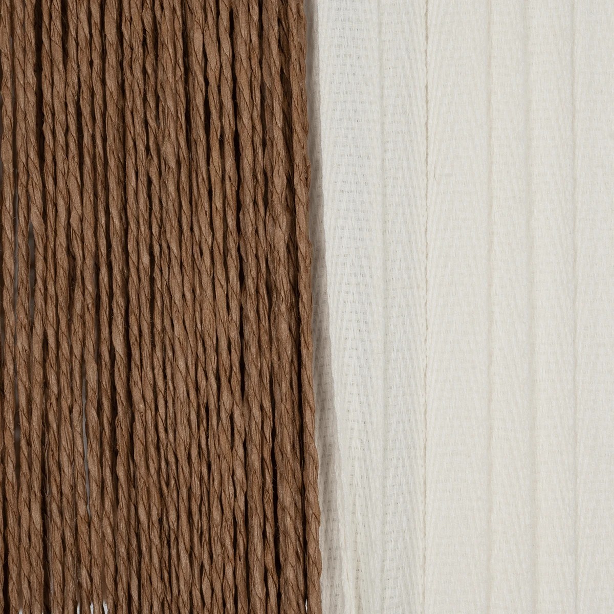 GLOBOSTAR® TAG 205-0060 Boho Κρεμαστό Φωτιστικό Οροφής με Ντουί 1 x E27 AC 220-240V IP20 – Μπεζ & Καφέ – M60 x Π60 x 35cm