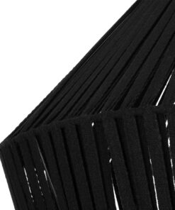 GLOBOSTAR® NUI 205-0062 Boho Κρεμαστό Φωτιστικό Οροφής με Ντουί 1 x E27 AC 220-240V IP20 – Μαύρο – M60 x Π60 x Υ41cm