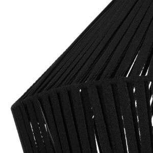 GLOBOSTAR® NUI 205-0062 Boho Κρεμαστό Φωτιστικό Οροφής με Ντουί 1 x E27 AC 220-240V IP20 – Μαύρο – M60 x Π60 x Υ41cm