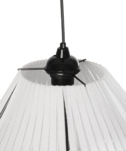 GLOBOSTAR® NUI 205-0063 Boho Κρεμαστό Φωτιστικό Οροφής με Ντουί 1 x E27 AC 220-240V IP20 – Λευκό – M36 x Π36 x Υ27cm