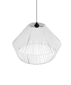 GLOBOSTAR® NUI 205-0064 Boho Κρεμαστό Φωτιστικό Οροφής με Ντουί 1 x E27 AC 220-240V IP20 – Λευκό – M60 x Π60 x Υ41cm