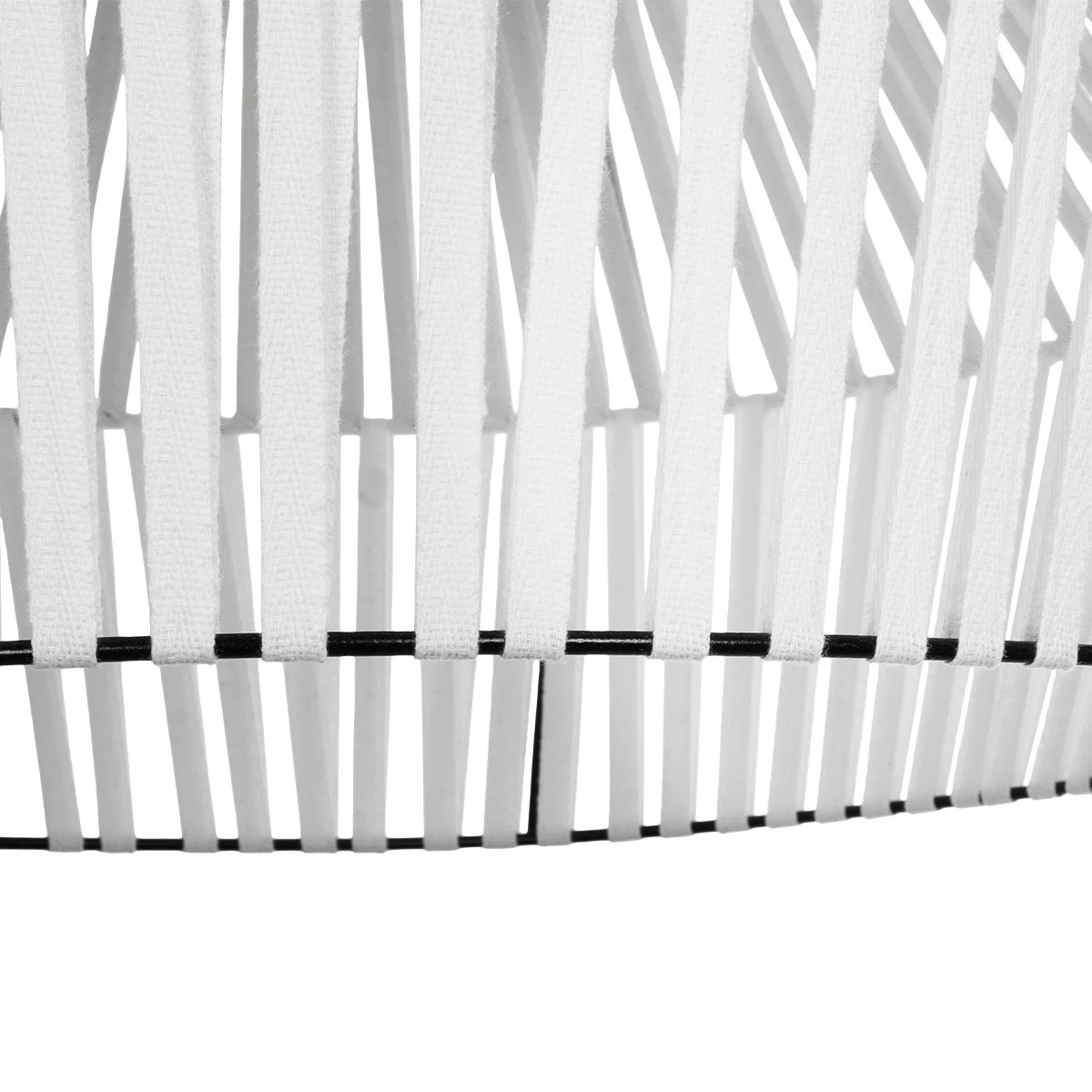 GLOBOSTAR® NUI 205-0064 Boho Κρεμαστό Φωτιστικό Οροφής με Ντουί 1 x E27 AC 220-240V IP20 – Λευκό – M60 x Π60 x Υ41cm