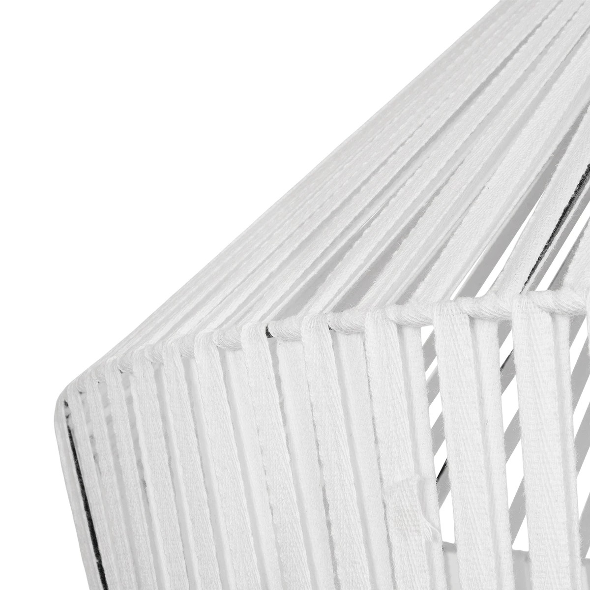 GLOBOSTAR® NUI 205-0064 Boho Κρεμαστό Φωτιστικό Οροφής με Ντουί 1 x E27 AC 220-240V IP20 – Λευκό – M60 x Π60 x Υ41cm