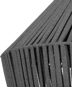 GLOBOSTAR® NUI 205-0066 Boho Κρεμαστό Φωτιστικό Οροφής με Ντουί 1 x E27 AC 220-240V IP20 – Γκρι – M60 x Π60 x Υ41cm