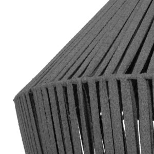 GLOBOSTAR® NUI 205-0066 Boho Κρεμαστό Φωτιστικό Οροφής με Ντουί 1 x E27 AC 220-240V IP20 – Γκρι – M60 x Π60 x Υ41cm