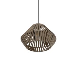 GLOBOSTAR® NUI 205-0067 Boho Κρεμαστό Φωτιστικό Οροφής με Ντουί 1 x E27 AC 220-240V IP20 – Μπεζ – M36 x Π36 x Υ27cm