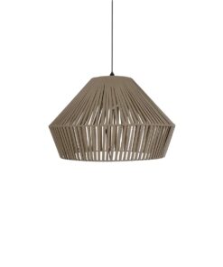 GLOBOSTAR® NUI 205-0068 Boho Κρεμαστό Φωτιστικό Οροφής με Ντουί 1 x E27 AC 220-240V IP20 – Μπεζ – M60 x Π60 x Υ41cm