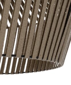 GLOBOSTAR® NUI 205-0068 Boho Κρεμαστό Φωτιστικό Οροφής με Ντουί 1 x E27 AC 220-240V IP20 – Μπεζ – M60 x Π60 x Υ41cm