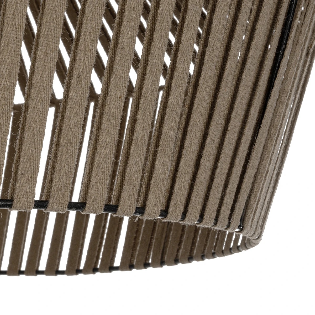 GLOBOSTAR® NUI 205-0068 Boho Κρεμαστό Φωτιστικό Οροφής με Ντουί 1 x E27 AC 220-240V IP20 – Μπεζ – M60 x Π60 x Υ41cm