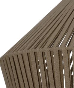 GLOBOSTAR® NUI 205-0068 Boho Κρεμαστό Φωτιστικό Οροφής με Ντουί 1 x E27 AC 220-240V IP20 – Μπεζ – M60 x Π60 x Υ41cm