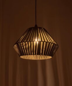 GLOBOSTAR® NUI 205-0069 Boho Κρεμαστό Φωτιστικό Οροφής με Ντουί 1 x E27 AC 220-240V IP20 – Πρασίνο – M36 x Π36 x Υ27cm