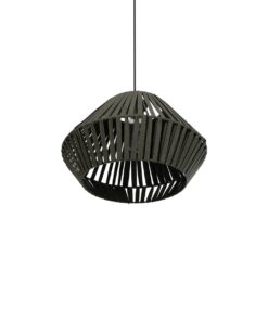 GLOBOSTAR® NUI 205-0069 Boho Κρεμαστό Φωτιστικό Οροφής με Ντουί 1 x E27 AC 220-240V IP20 – Πρασίνο – M36 x Π36 x Υ27cm