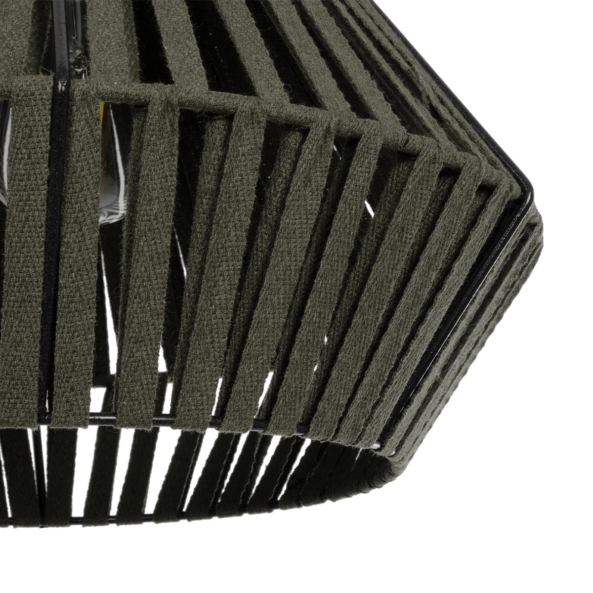 GLOBOSTAR® NUI 205-0069 Boho Κρεμαστό Φωτιστικό Οροφής με Ντουί 1 x E27 AC 220-240V IP20 – Πρασίνο – M36 x Π36 x Υ27cm