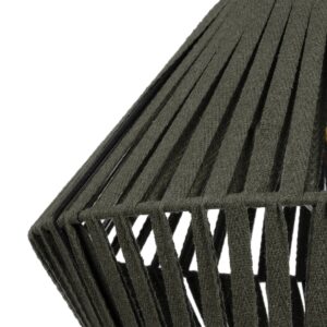 GLOBOSTAR® NUI 205-0069 Boho Κρεμαστό Φωτιστικό Οροφής με Ντουί 1 x E27 AC 220-240V IP20 – Πρασίνο – M36 x Π36 x Υ27cm