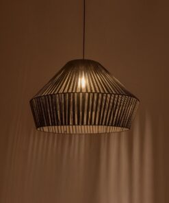 GLOBOSTAR® NUI 205-0070 Boho Κρεμαστό Φωτιστικό Οροφής με Ντουί 1 x E27 AC 220-240V IP20 – Πρασίνο – M60 x Π60 x Υ41cm