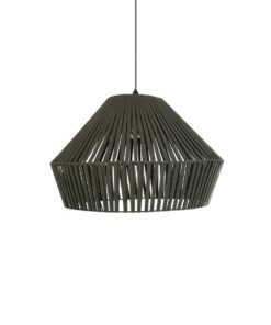 GLOBOSTAR® NUI 205-0070 Boho Κρεμαστό Φωτιστικό Οροφής με Ντουί 1 x E27 AC 220-240V IP20 – Πρασίνο – M60 x Π60 x Υ41cm