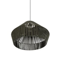 GLOBOSTAR® NUI 205-0070 Boho Κρεμαστό Φωτιστικό Οροφής με Ντουί 1 x E27 AC 220-240V IP20 – Πρασίνο – M60 x Π60 x Υ41cm