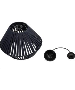 GLOBOSTAR® NUI 205-0071 Boho Κρεμαστό Φωτιστικό Οροφής με Ντουί 1 x E27 AC 220-240V IP20 – Μπλε – M36 x Π36 x Υ27cm