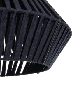 GLOBOSTAR® NUI 205-0071 Boho Κρεμαστό Φωτιστικό Οροφής με Ντουί 1 x E27 AC 220-240V IP20 – Μπλε – M36 x Π36 x Υ27cm