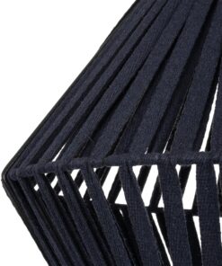 GLOBOSTAR® NUI 205-0071 Boho Κρεμαστό Φωτιστικό Οροφής με Ντουί 1 x E27 AC 220-240V IP20 – Μπλε – M36 x Π36 x Υ27cm