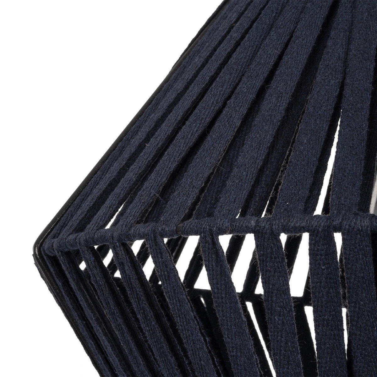 GLOBOSTAR® NUI 205-0071 Boho Κρεμαστό Φωτιστικό Οροφής με Ντουί 1 x E27 AC 220-240V IP20 – Μπλε – M36 x Π36 x Υ27cm