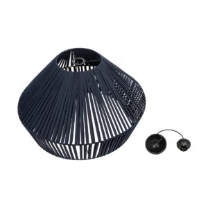 GLOBOSTAR® NUI 205-0072 Boho Κρεμαστό Φωτιστικό Οροφής με Ντουί 1 x E27 AC 220-240V IP20 – Μπλε – M60 x Π60 x Υ41cm